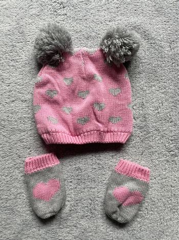 Ensemble bonnet + moufles