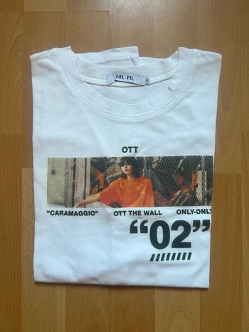 Tee shirt homme taille S blanc