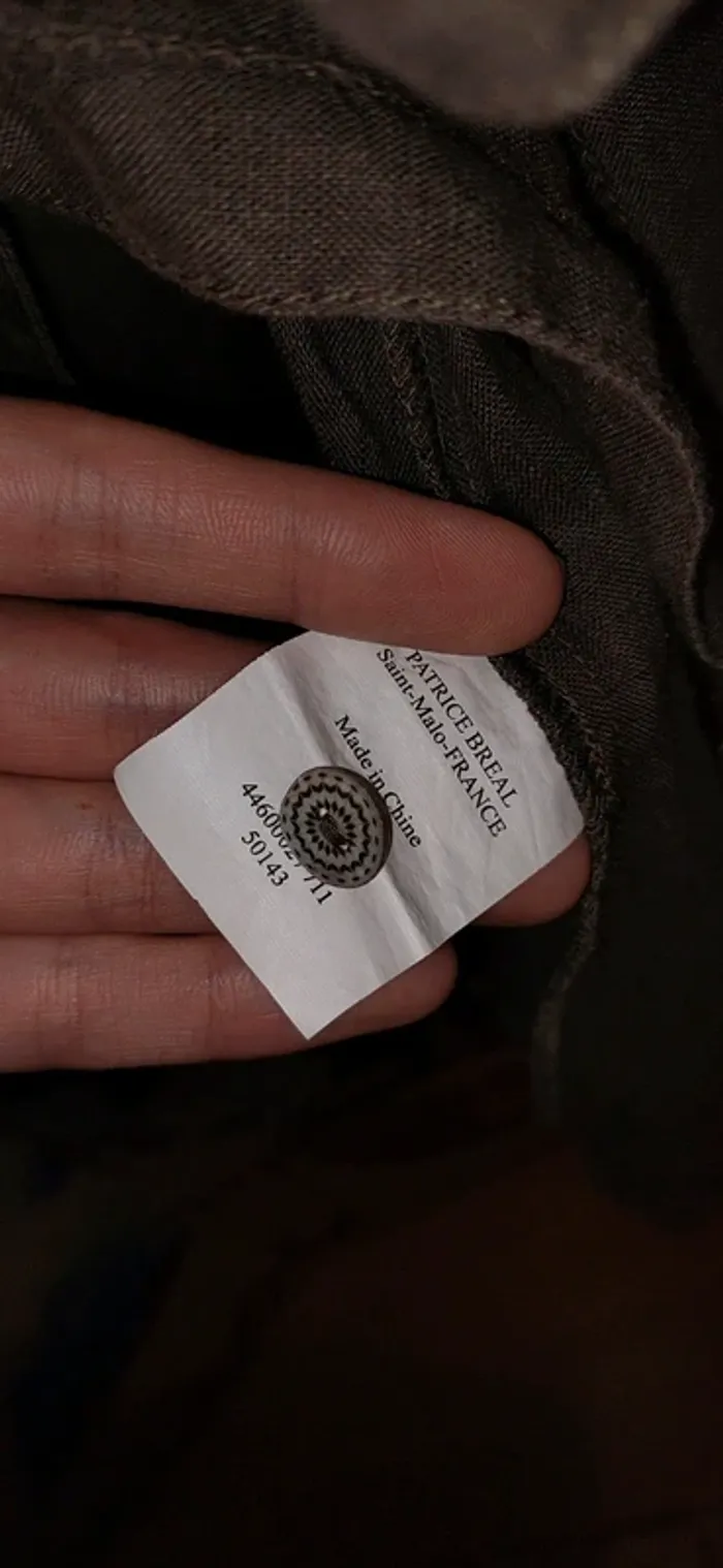 Tunique marron 100% lin, Patrice breal - photo numéro 5