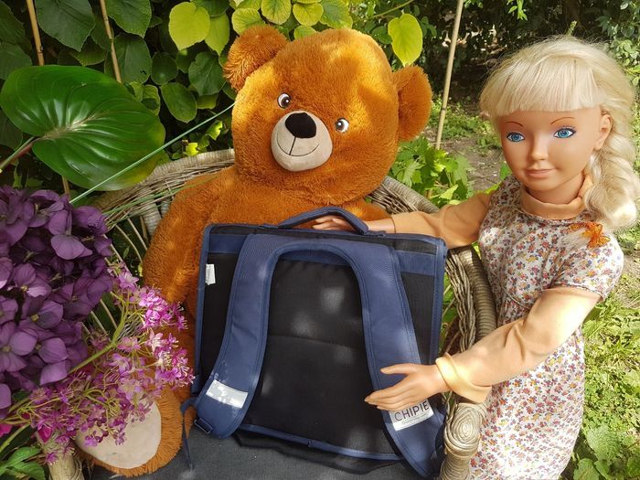 Cartable Chipie My garden + trousses + Big pack Bic Bic + journal intime + surligneur arc en ciel 5 en 1 + ciseaux + gomme taille crayon à réservoir à réservoir - photo numéro 4