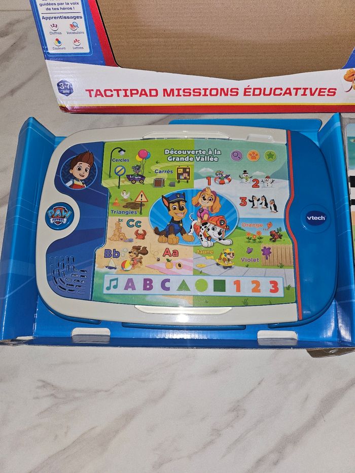 Tablette éducatif, vtech, paw patrol, jeux ludique, fiche d'activité - photo numéro 2