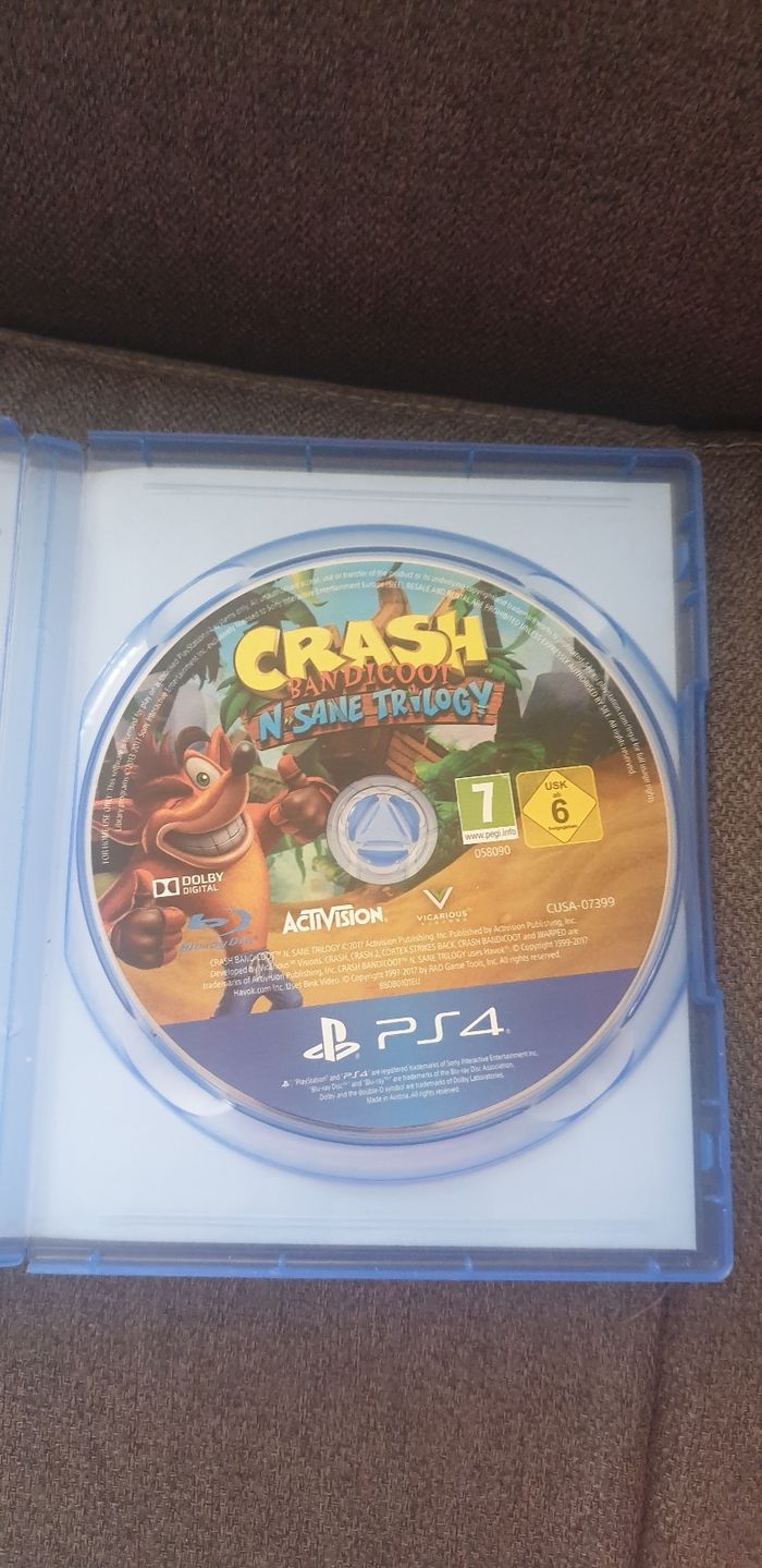Crash bandicoot N.sane trilogy ps4 - photo numéro 3