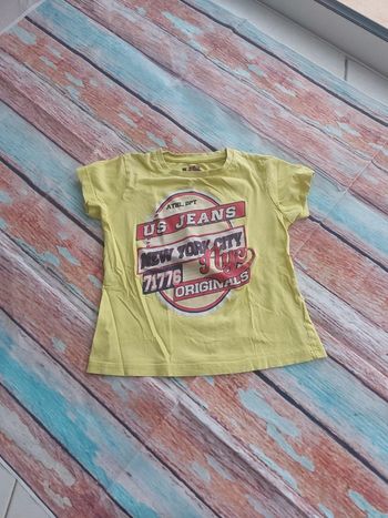 T shirt jaune 5 ans
