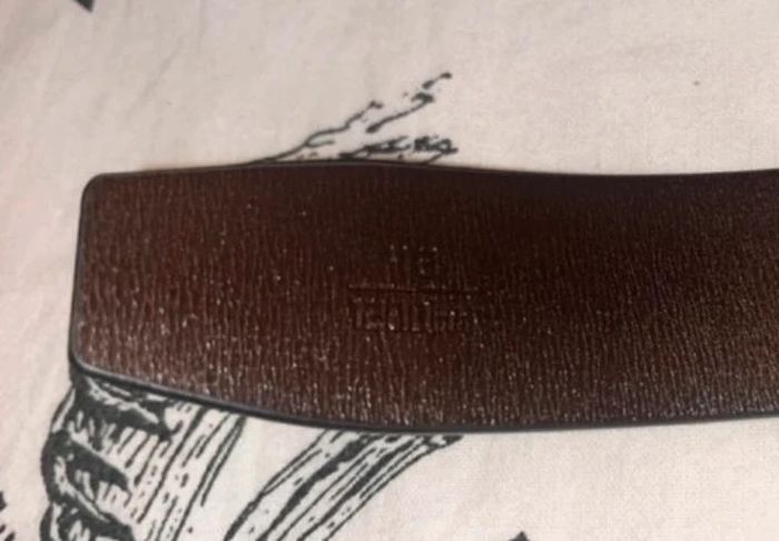 Ceinture Homme Noire Taille 120 Neuve - photo numéro 5