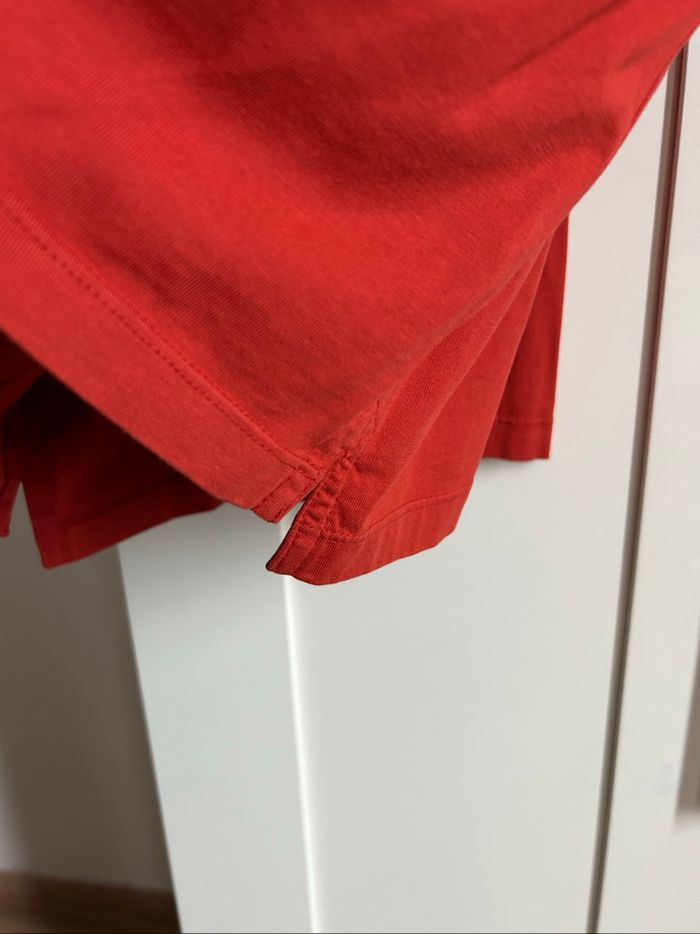 Polo rouge orangé uni Modern Fit Homme Monoprix Taille XXL - photo numéro 4