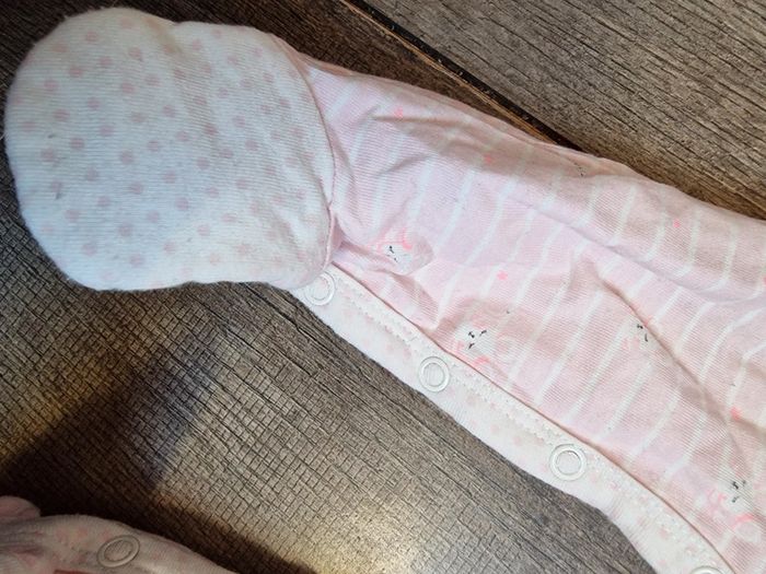 Pyjama kiabi 12 mois rose - photo numéro 2