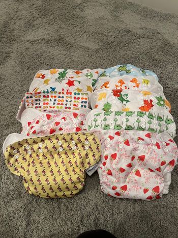 Lot de 10 couches lavables