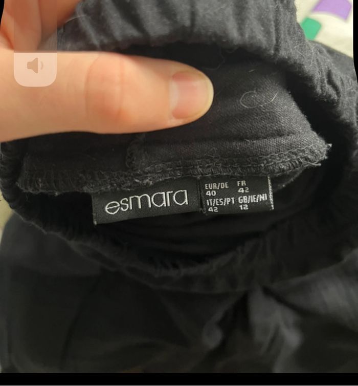 Pantalon fluide grossesse maternité noir 40 Esmara - photo numéro 4