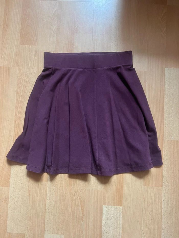 Mini jupe femme violette pull & bear taille M - photo numéro 2
