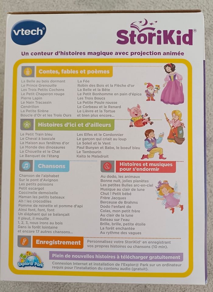 Storikid de VTech - Mon conteur d'histoires interactif - Rose - photo numéro 2