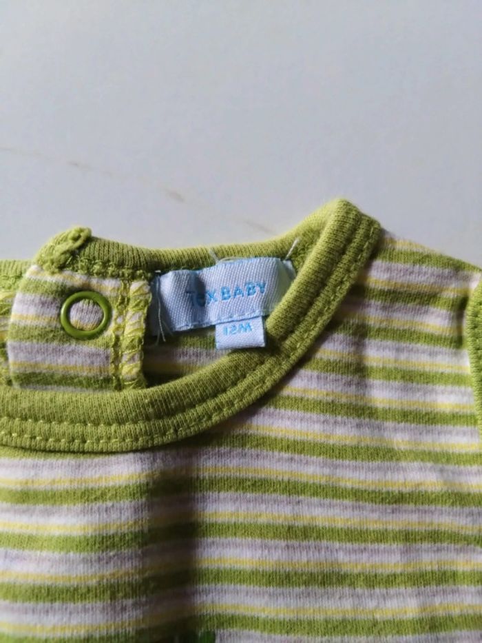 Lot de 3 combinaisons bébé fille de 12 mois Tex - photo numéro 5