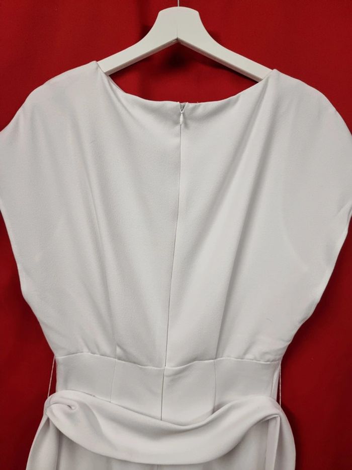 Tussah robe midi blanche Dina * taille 38 * Neuve - photo numéro 10
