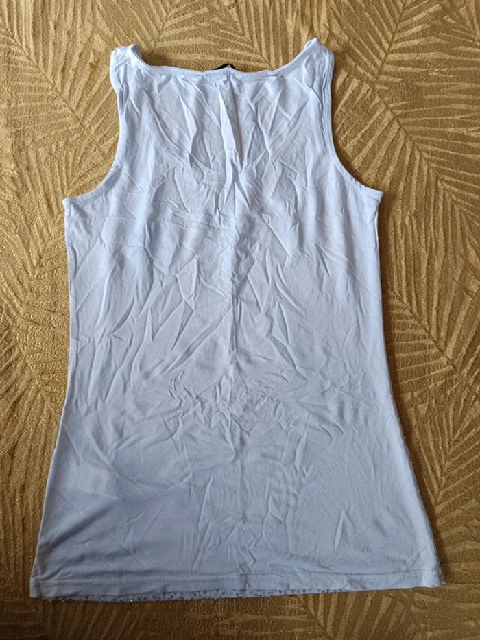 Haut blanc sequins - photo numéro 4