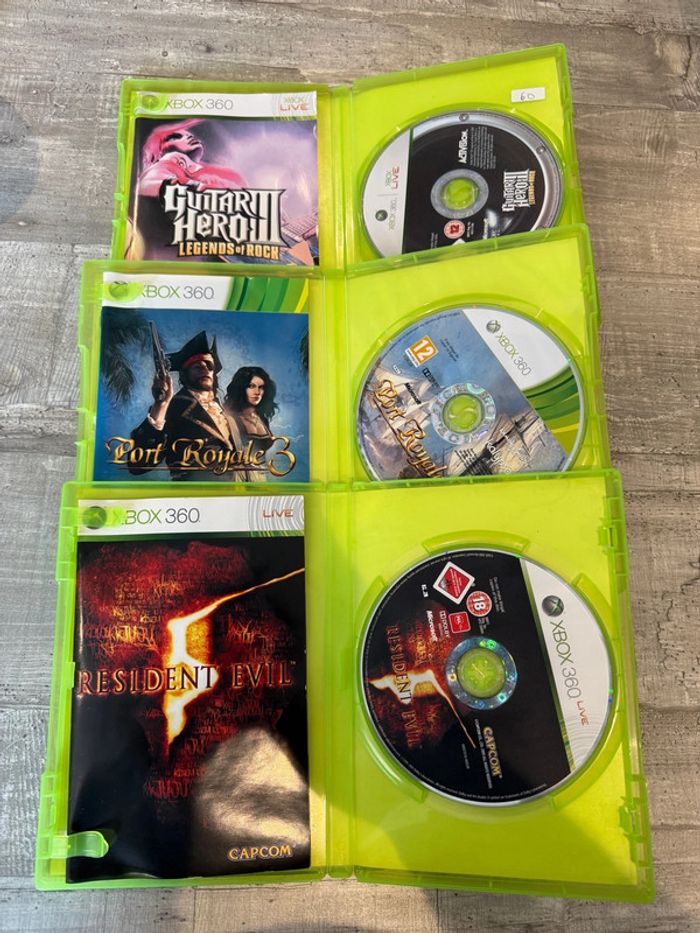 Jeu Xbox 360 Guitar Hero III Rock Redisent Evil Port Royale - photo numéro 3