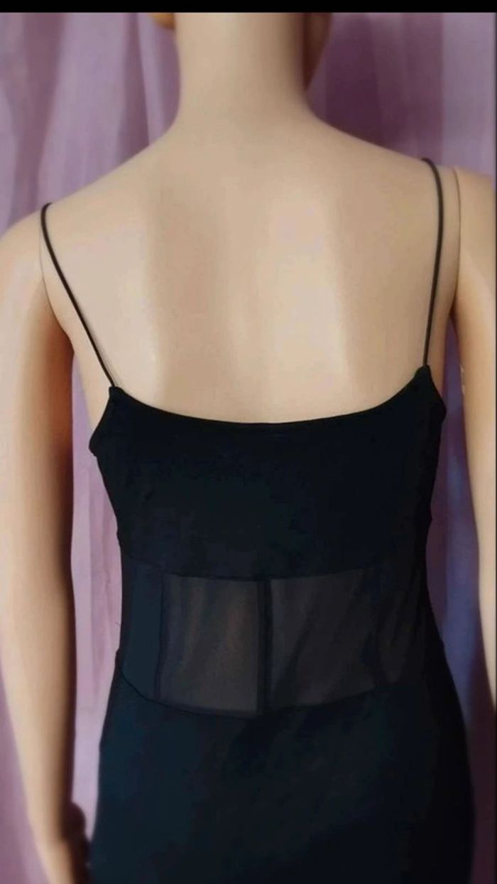 Robe noire h&m avec transparence taille s - photo numéro 12