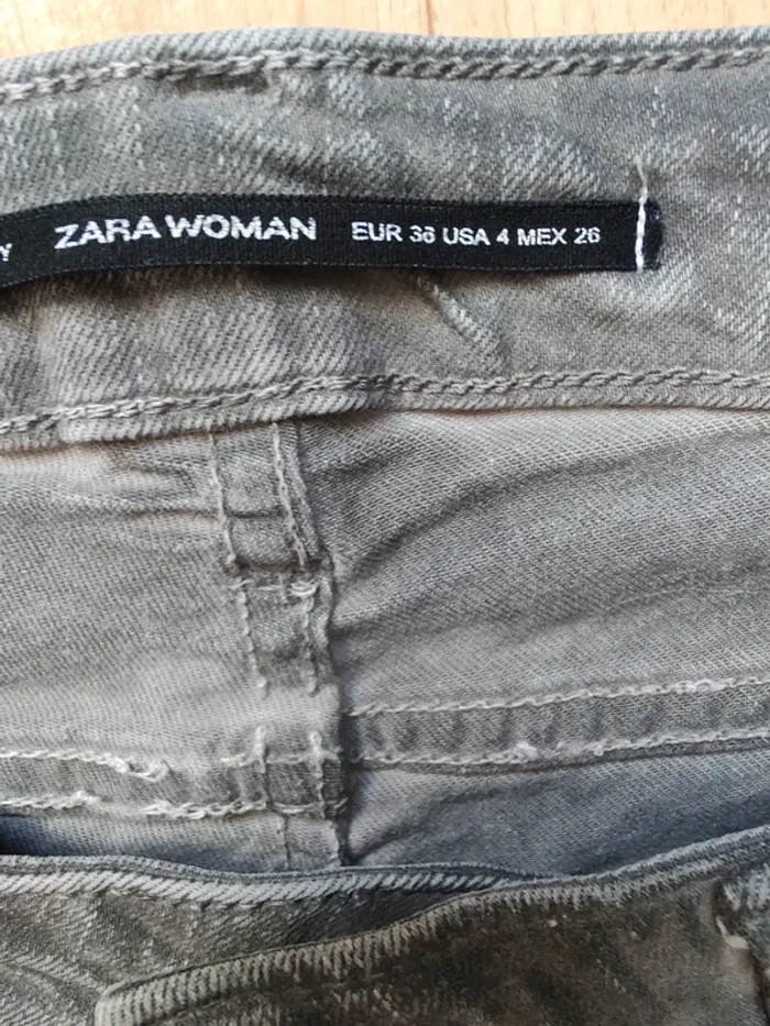 Jean Skinny effet vieilli - photo numéro 8