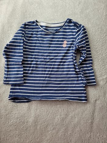 Tee-shirt manches longues 12 mois 74 cm