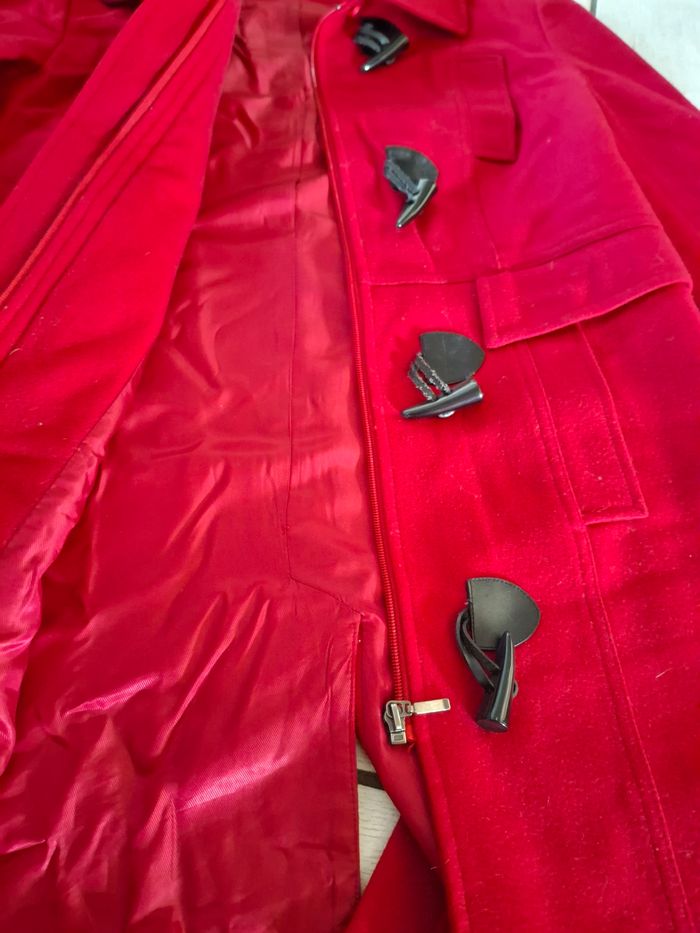 Dufflecoat rouge/bordeaux - photo numéro 4