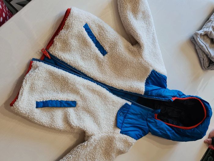 Manteau réversible sergent major bleu 4/5 ans - photo numéro 7