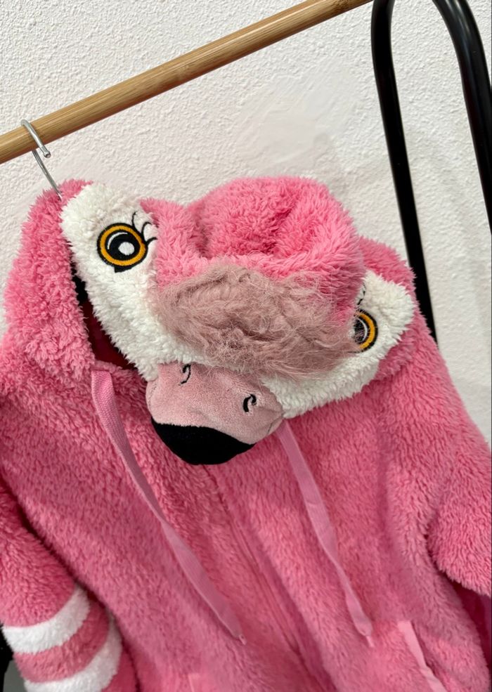 Gilet zippé teddy flamant rose Undiz - Taille L - photo numéro 6