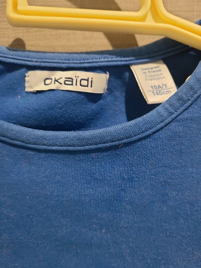 T-shirt manches longues, taille 10 ans - photo numéro 2