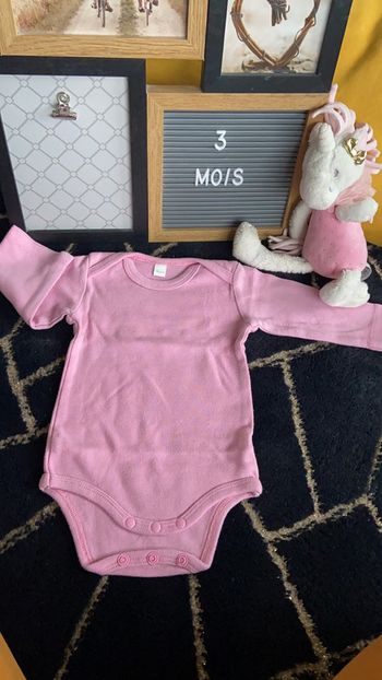 Body 3 mois manche longue