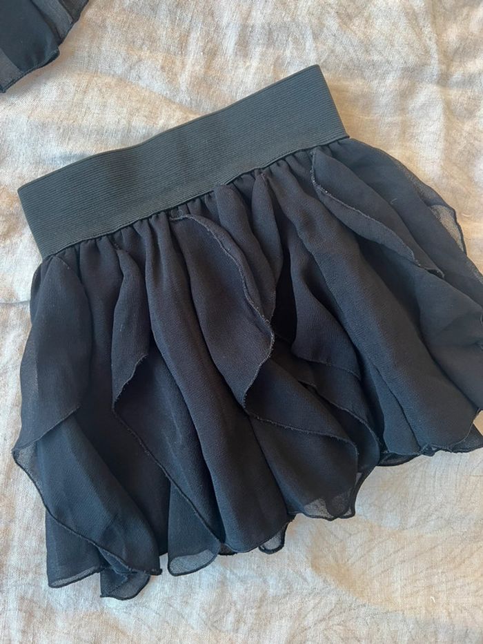Jupe à volant noir - Taille 12 mois - photo numéro 3
