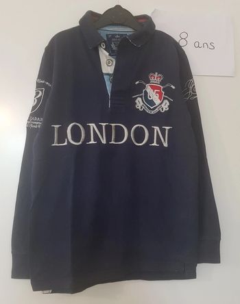 Polo ml Zara boy London 8 ans