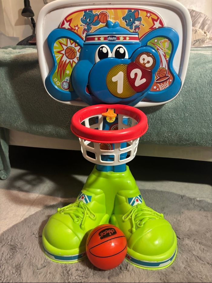 Jeu sport panier de basket