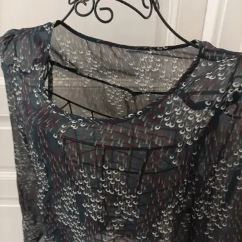 Blouse transparente taille 36
