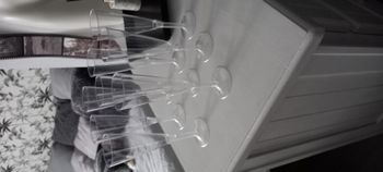 Lot 8 flutes à champagne