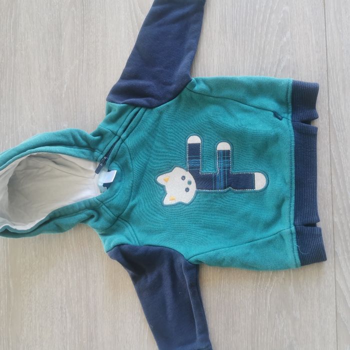 Lot gilet / pull 3 mois obaibi /orchestra / baby gemo - photo numéro 8