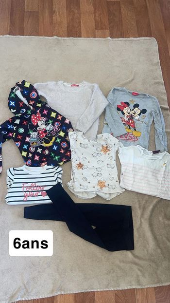 Lot de 7pieces 6ans fille