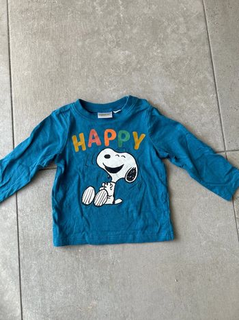 Manche longue bébé snoopy 6 mois