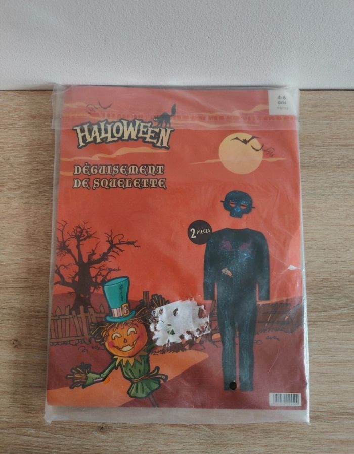 Déguisement squelette Halloween