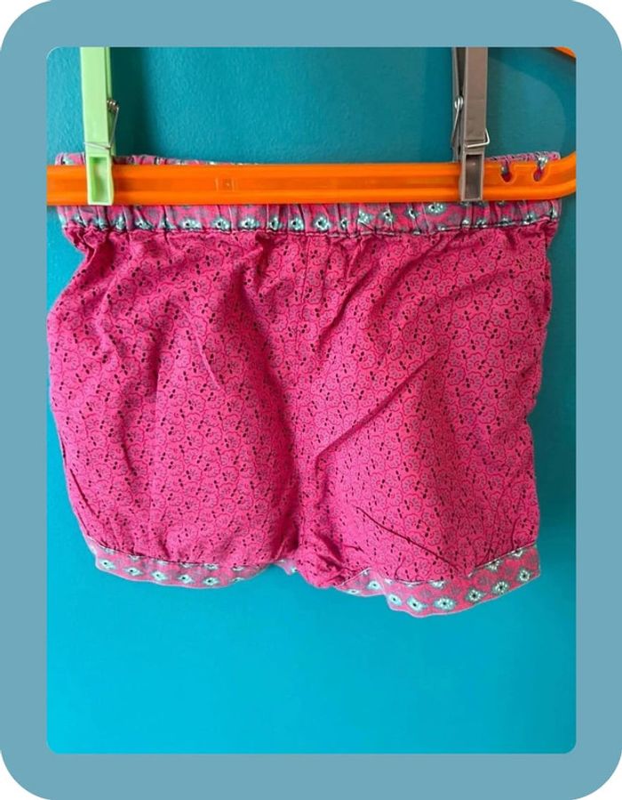 Beau short léger bébé fille 12 mois DPAM - photo numéro 2