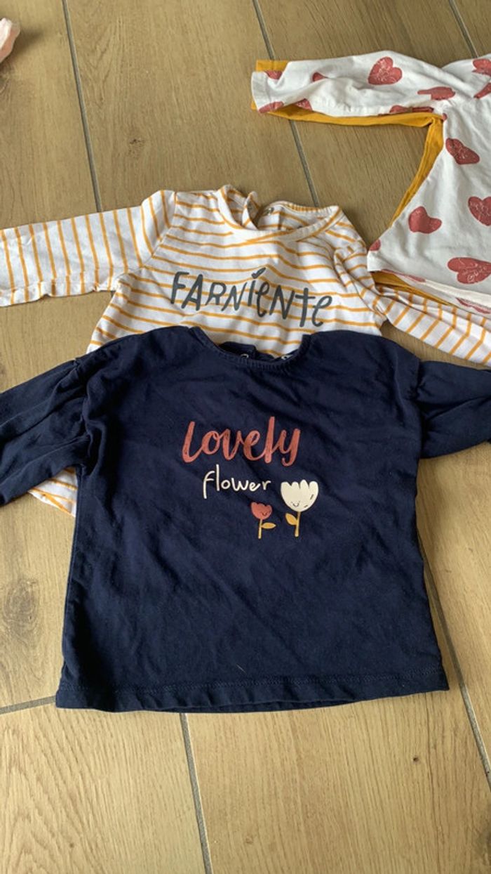 Lot de 4 T-shirt manches longues 18 mois S&R - photo numéro 3