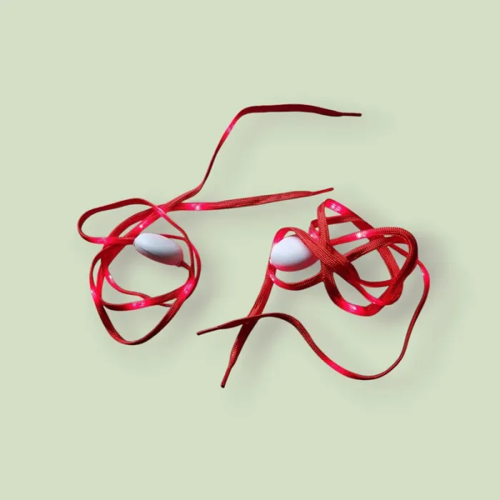 lacets rouges lumineux chaussures enfants