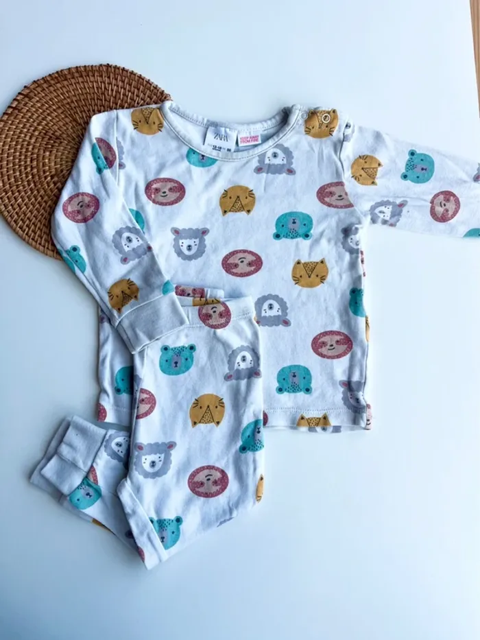 Pyjama 2 pièces coton Zara