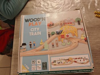 Wood ' n play city train en bois 