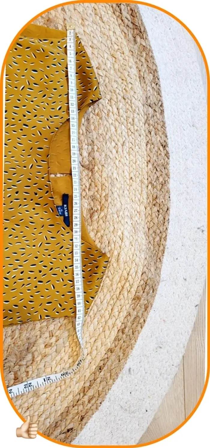 Débardeur imprimé moutarde - KIABI - Taille XL - Très bon état - photo numéro 4