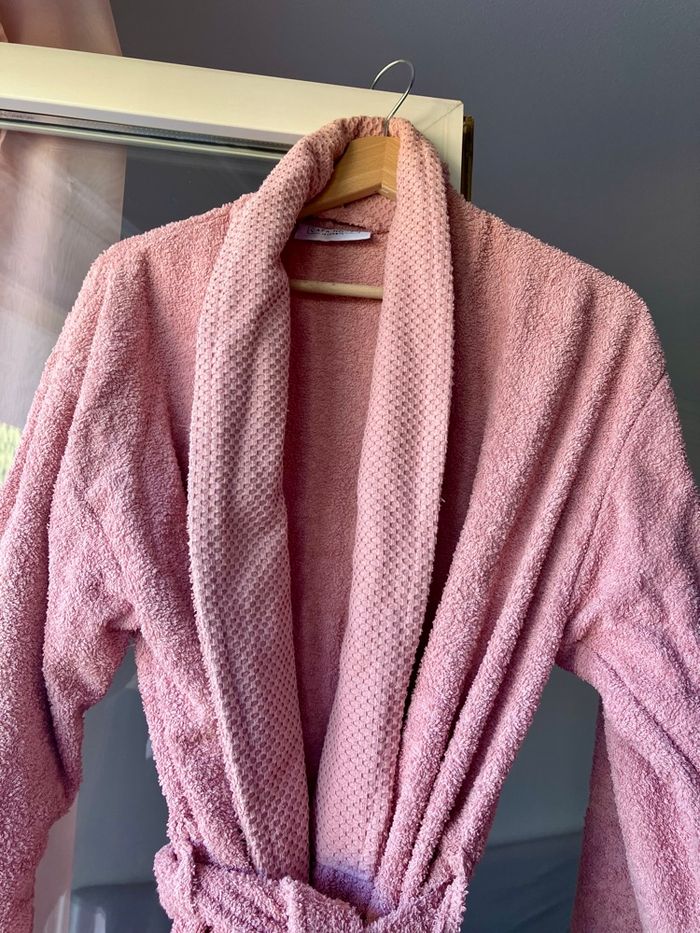 Peignoir de bain vieux rose en T.XL - photo numéro 2