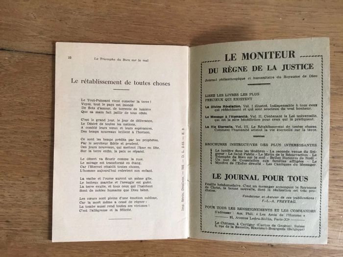 Livre « le triomphe du bien sur le mal » - photo numéro 4