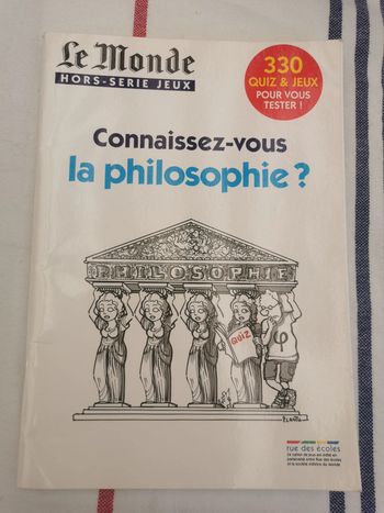 Le Monde HS jeux, connaissez-vous la philosophie ?
