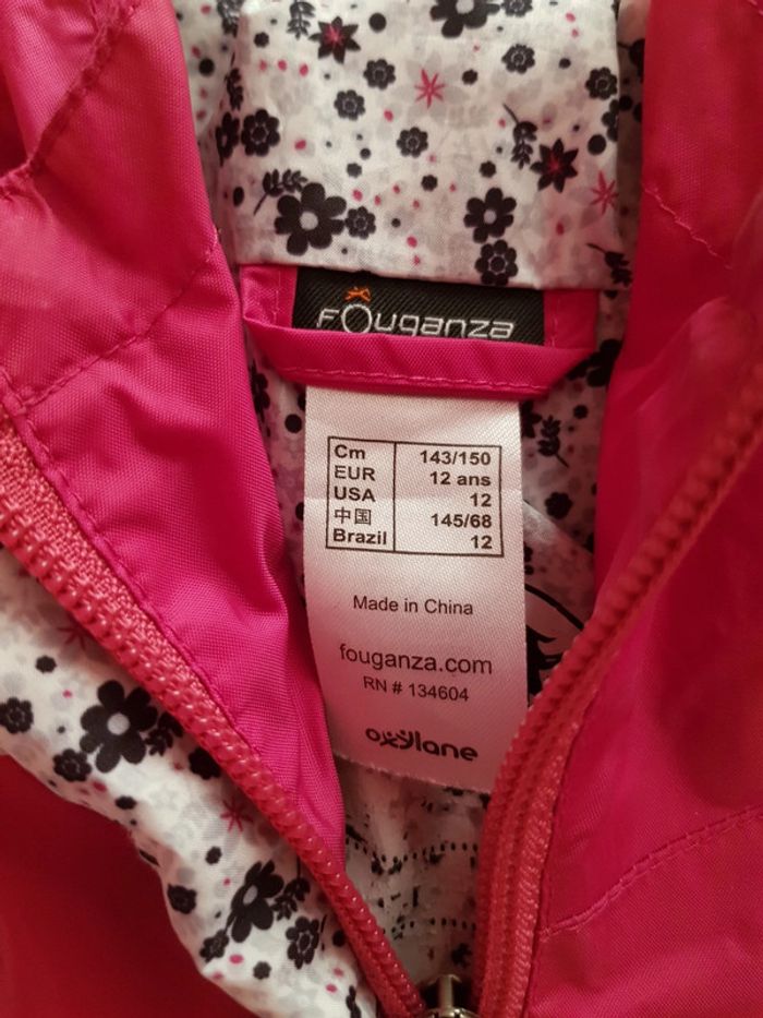 Veste parka équitation Fouganza fille 12 ans - photo numéro 3
