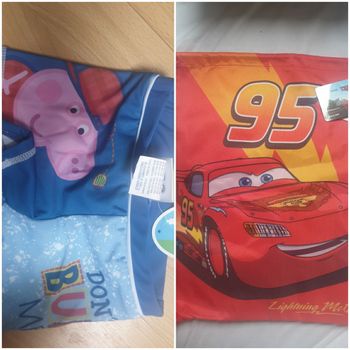Ensemble plage sac et maillot de bain neuf avec étiquette 🏷 taille 4 ans 