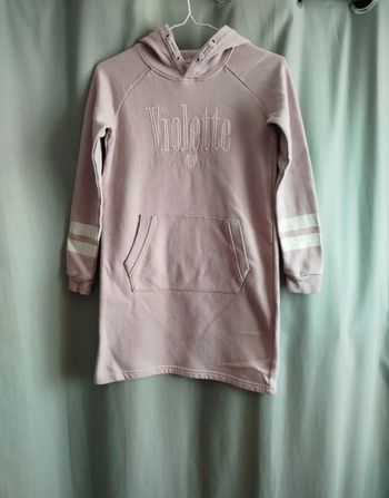Robe pull fille violette