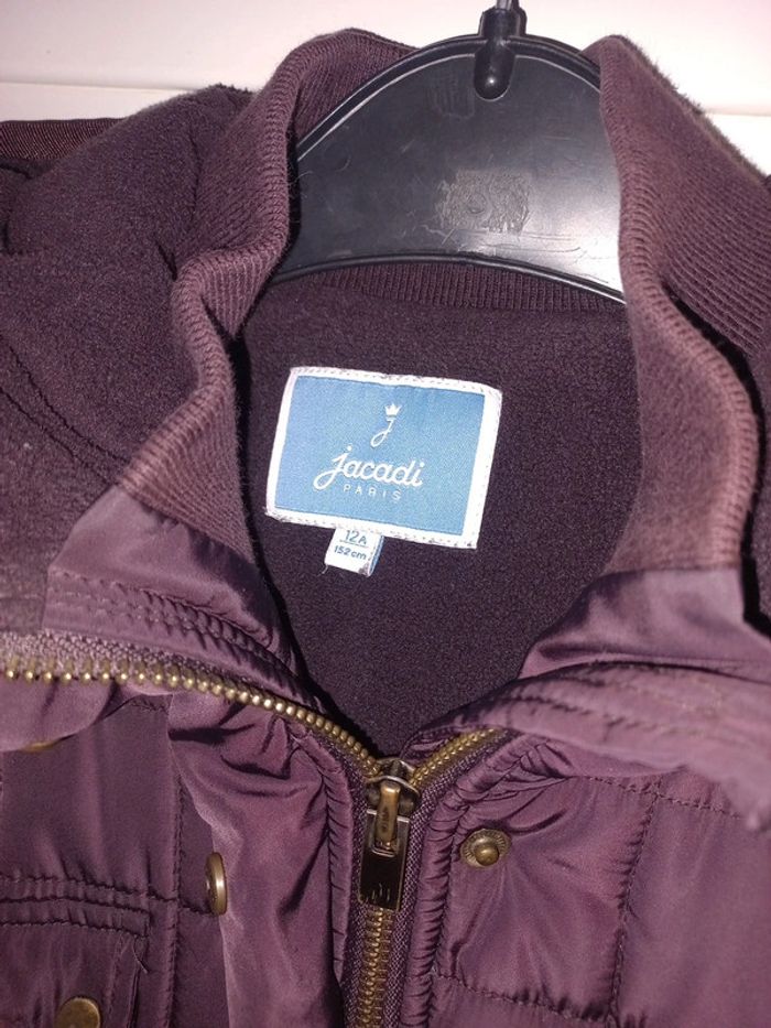 Manteau fille prune - photo numéro 2