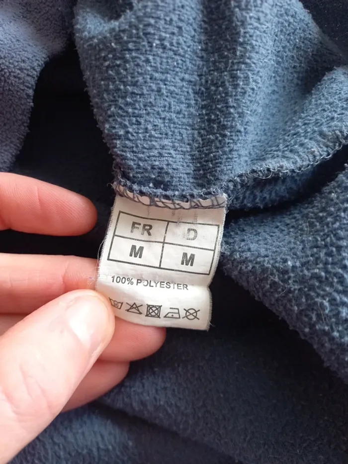 Pull polaire bleu M - photo numéro 9
