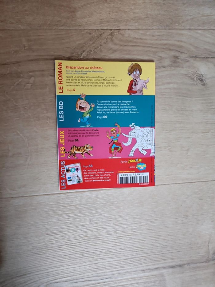 Livre J'aime Lire "Le plus beau des cadeaux" n°555 avril 2023 édition Bayard - photo numéro 2